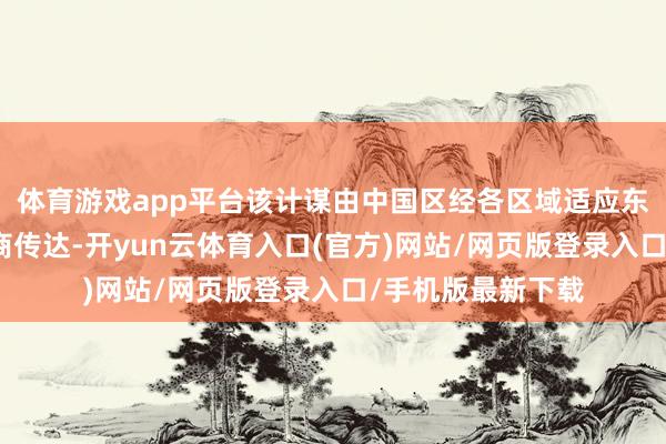 体育游戏app平台该计谋由中国区经各区域适应东谈主单独向配合商传达-开yun云体育入口(官方)网站/网页版登录入口/手机版最新下载